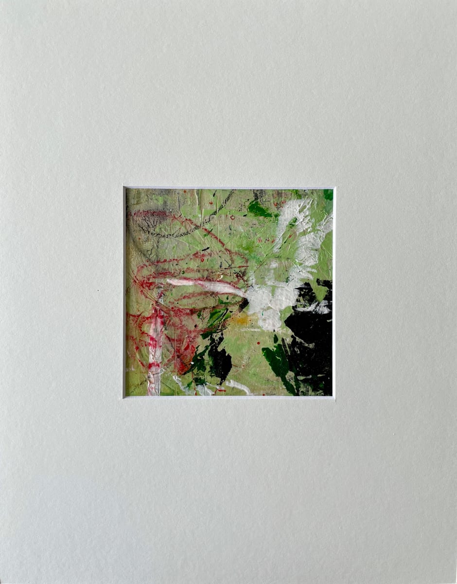 Green, Red Matted #4 