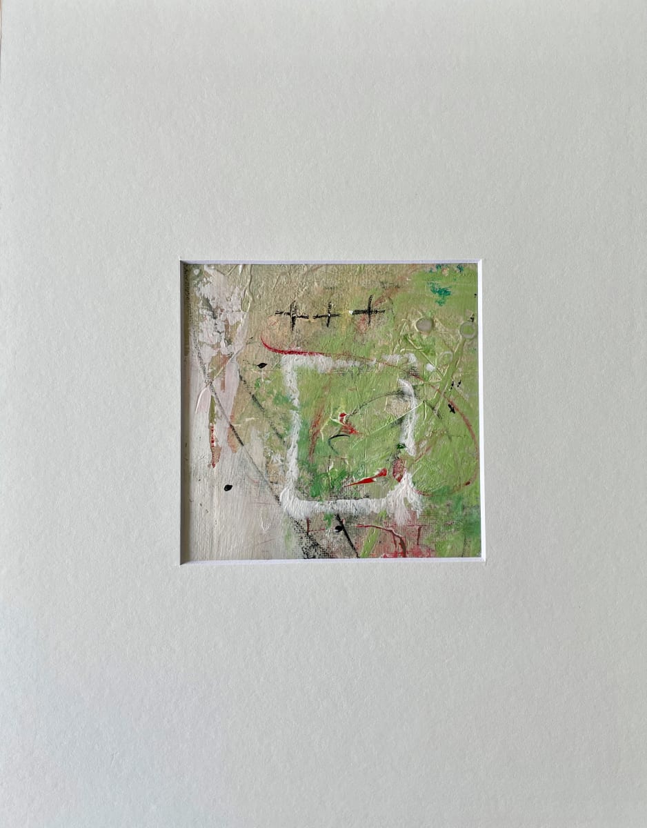 Green, Red Matted #5 