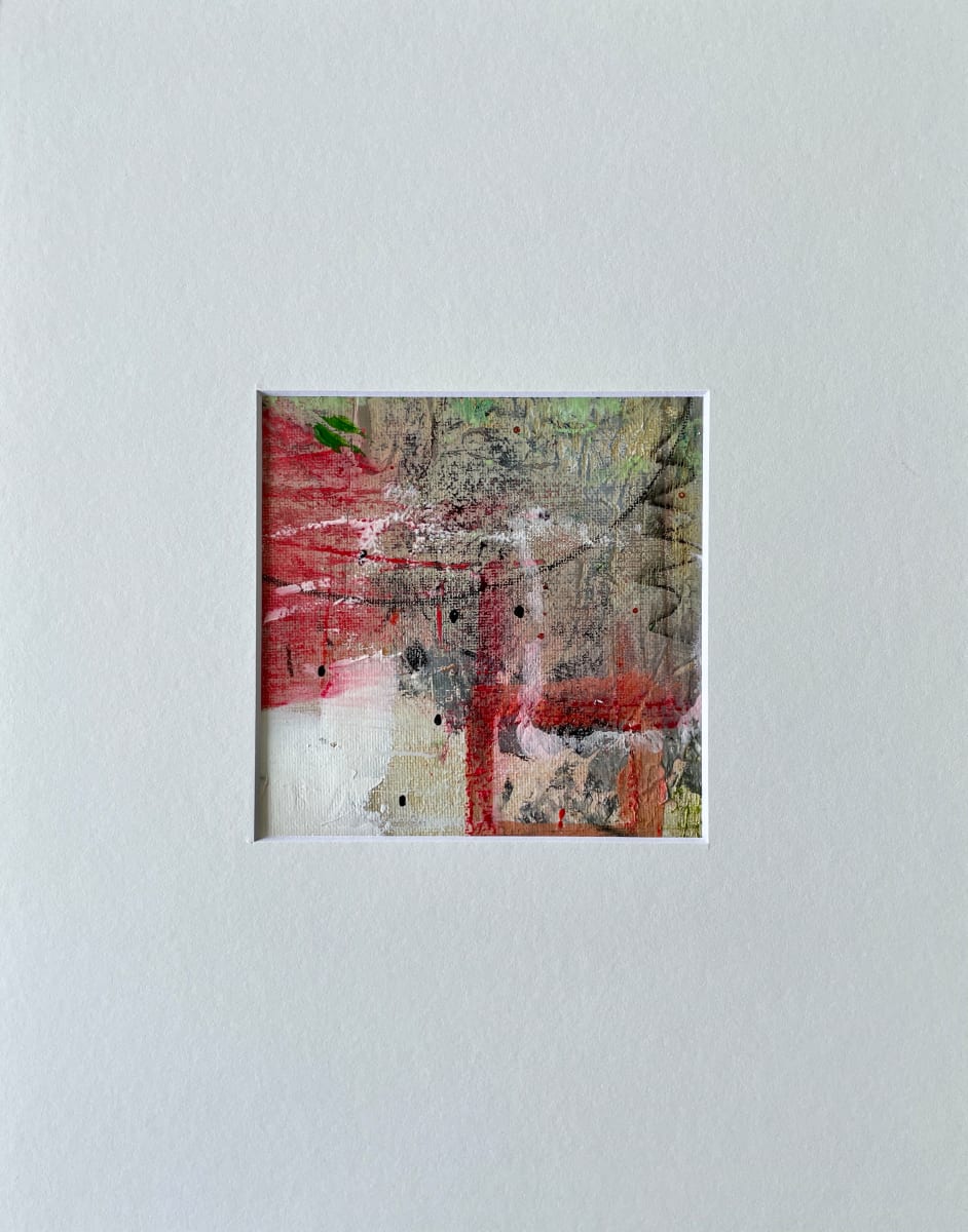 Green, Red Matted #1 by Lisa Sweo Eul 