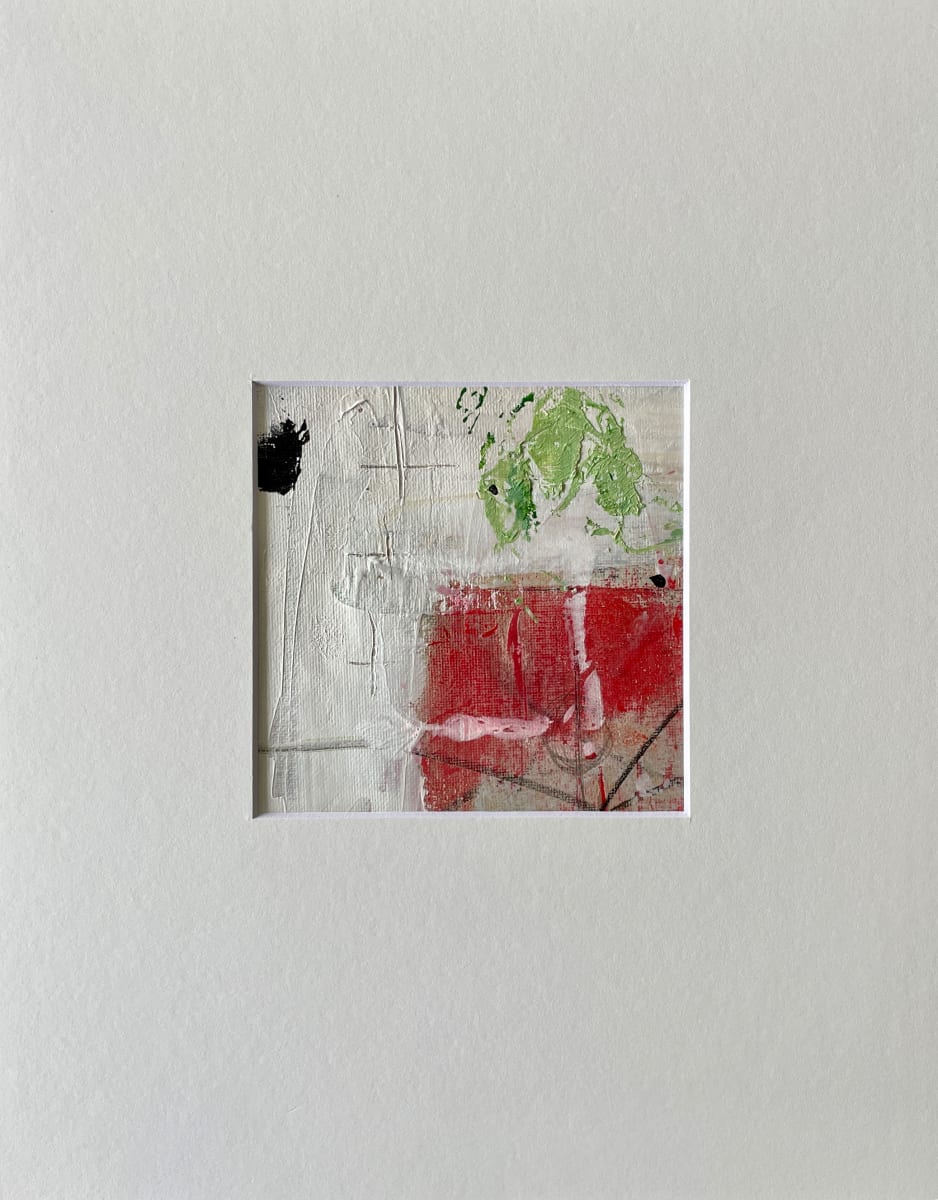 Green, Red Matted #9 by Lisa Sweo Eul 