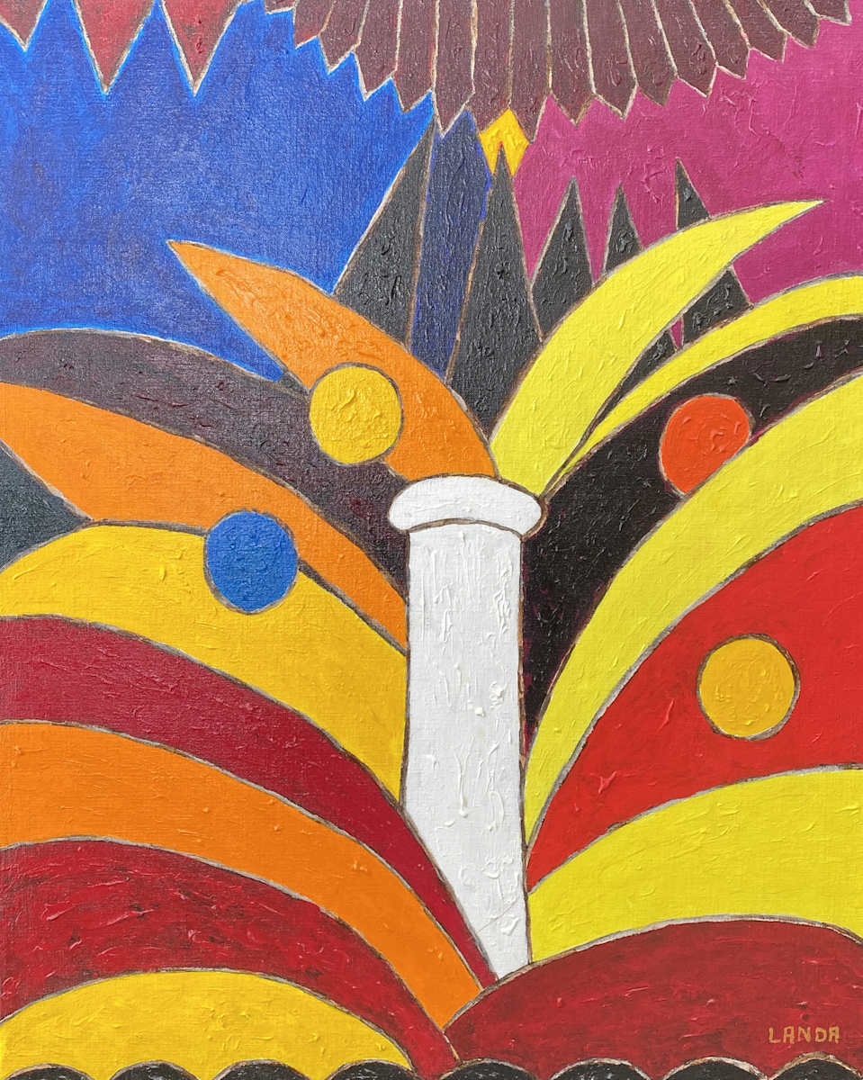 Planets into Space by Lar Landa 