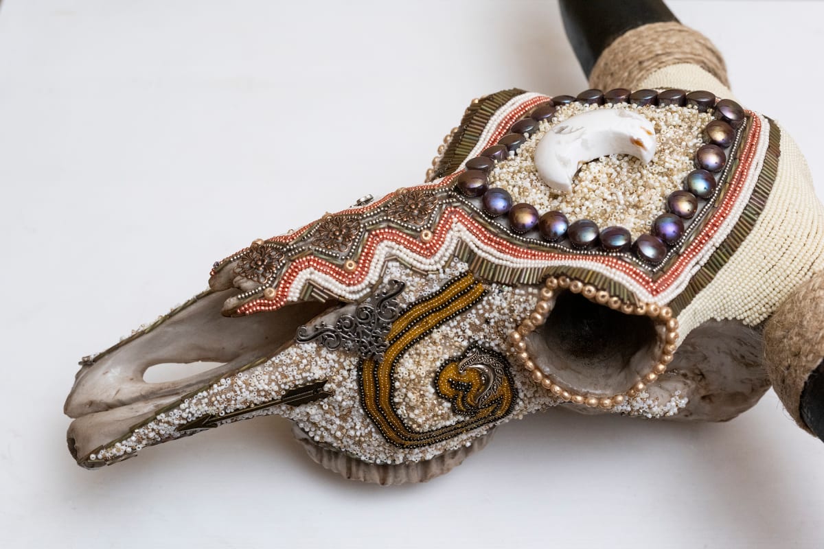 Faux Long Horn Steer by Kelly Nygard, Image 1.