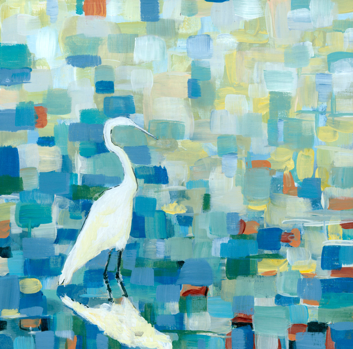 Reflecting Heron by Sarah Goodnough, Image 1.