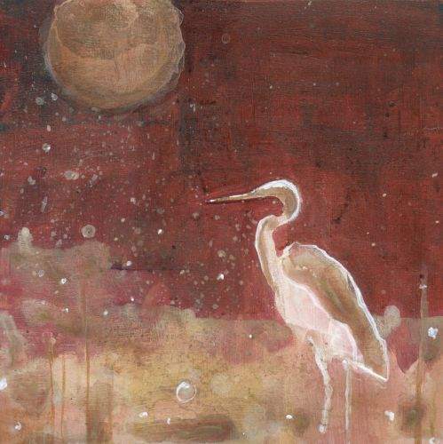 Heron in Moonlight by Sarah Goodnough, Image 1.