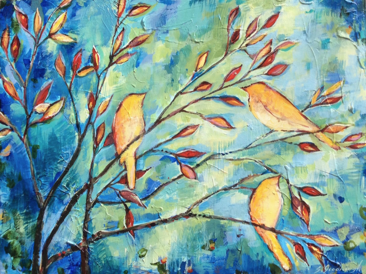 Cheerful Friends by Sarah Goodnough 