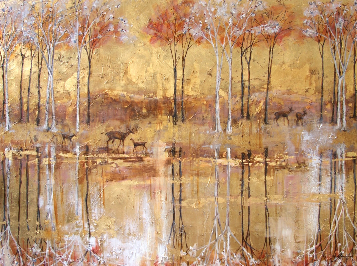 Gold commission "remembrance" by Sarah Goodnough 