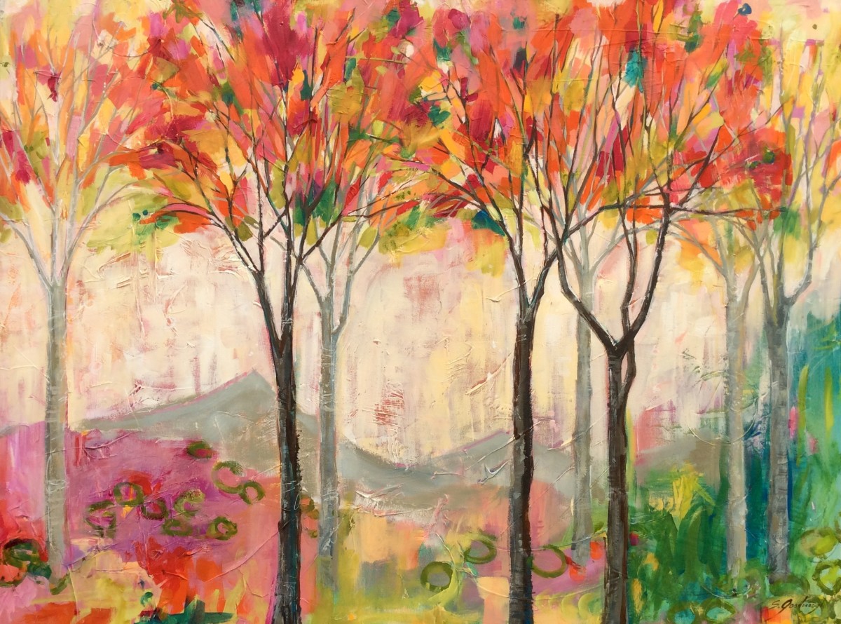 New Beginnings (Trees) by Sarah Goodnough 