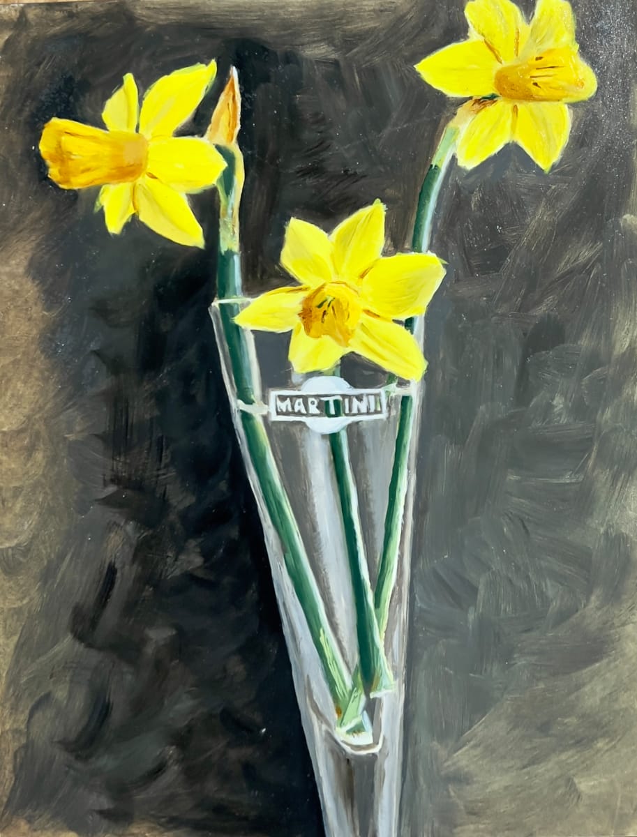 Martini Daffodils by Lorraine Yigit 