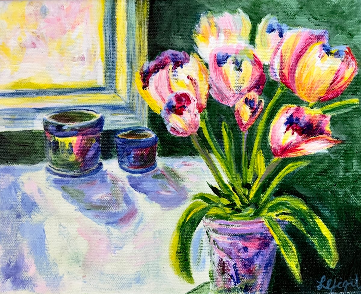 Spring Tulips by Lorraine Yigit 