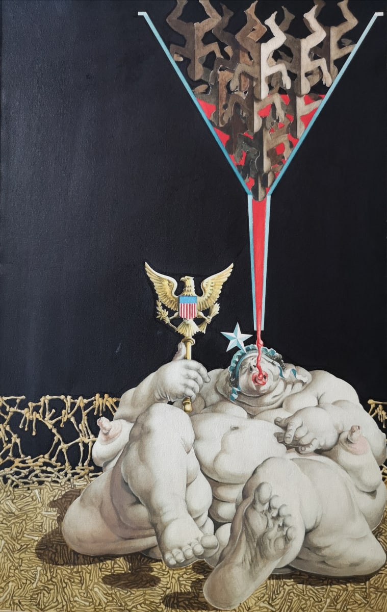 Expensive hunger by Albertus Gerardus Knupker, Image 1.