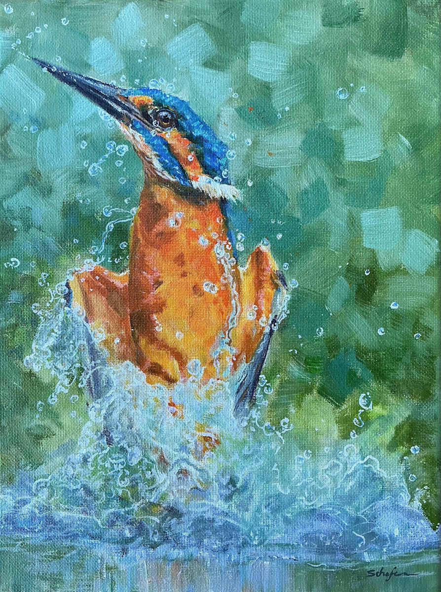 Kingfisher Rising by Susan F. Schafer, Image 1.