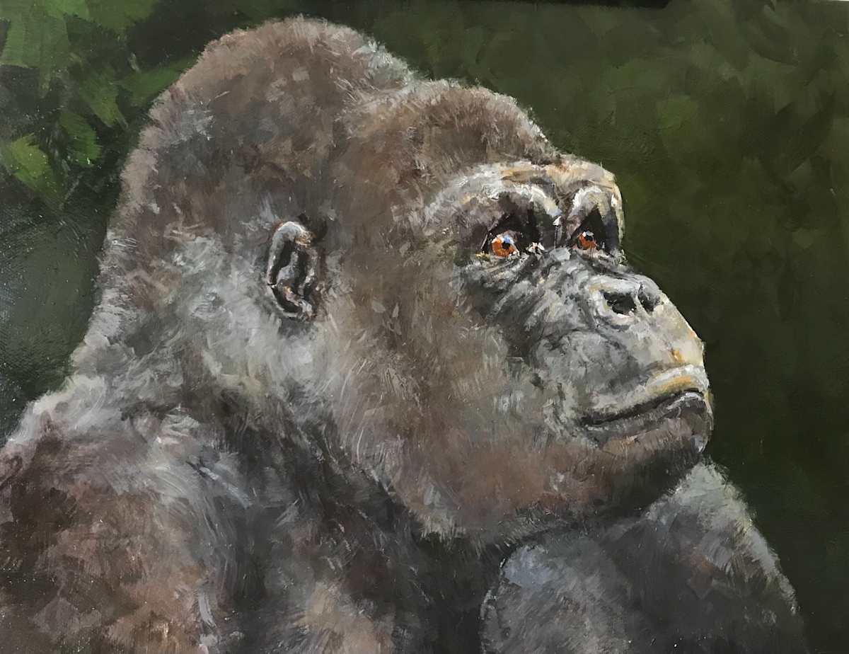 Contemplation by Susan F. Schafer Studio  Image: Contemplation, 11 x 14 in., oil