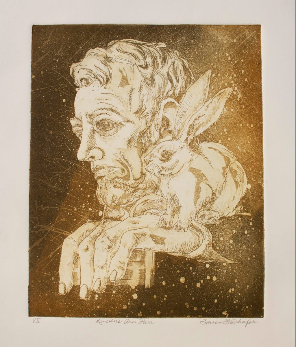 Lincoln's Arm Hare, VII by Susan F. Schafer Studio  Image: Variation II