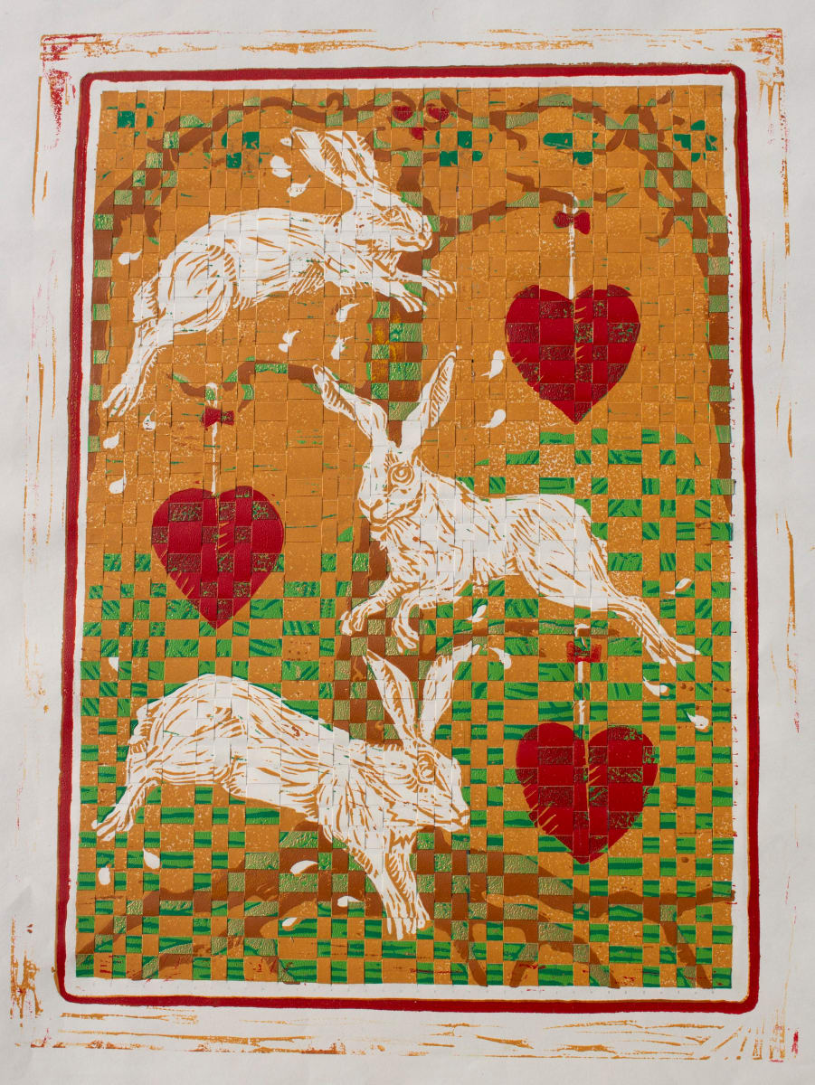 Trey of Hearts, u.i. by Susan F. Schafer 