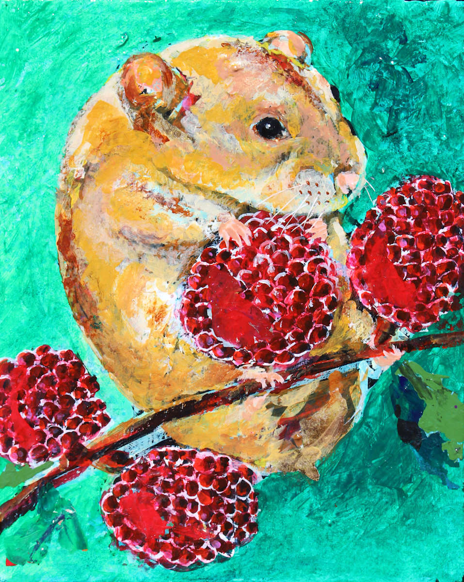 Wild Hamster by Susan F. Schafer Studio 