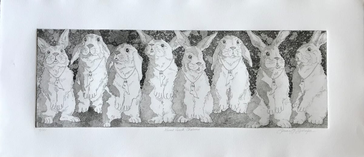 Good Luck Charms, limited edition 4/20 by Susan F. Schafer 
