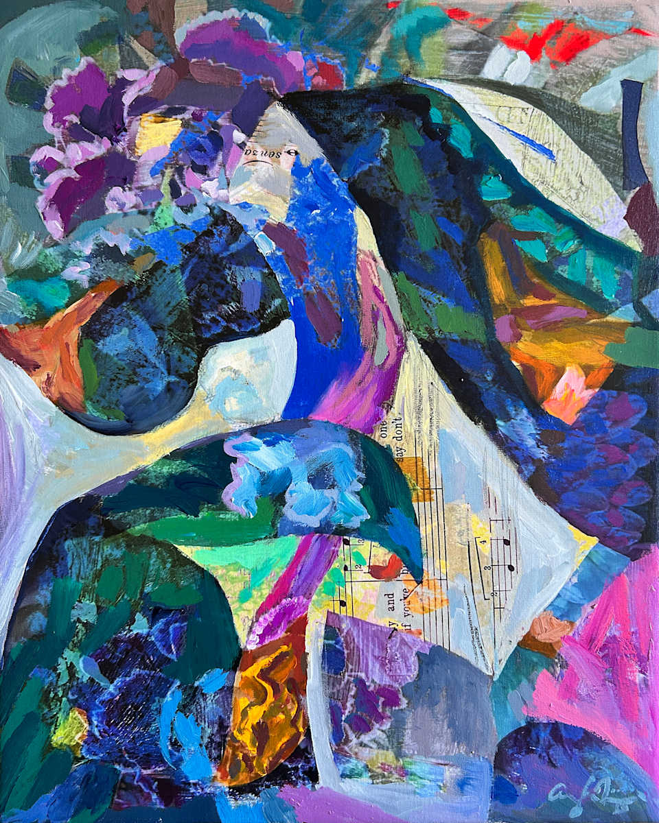 Interior, in Blue by Angela Meijer, Image 1.