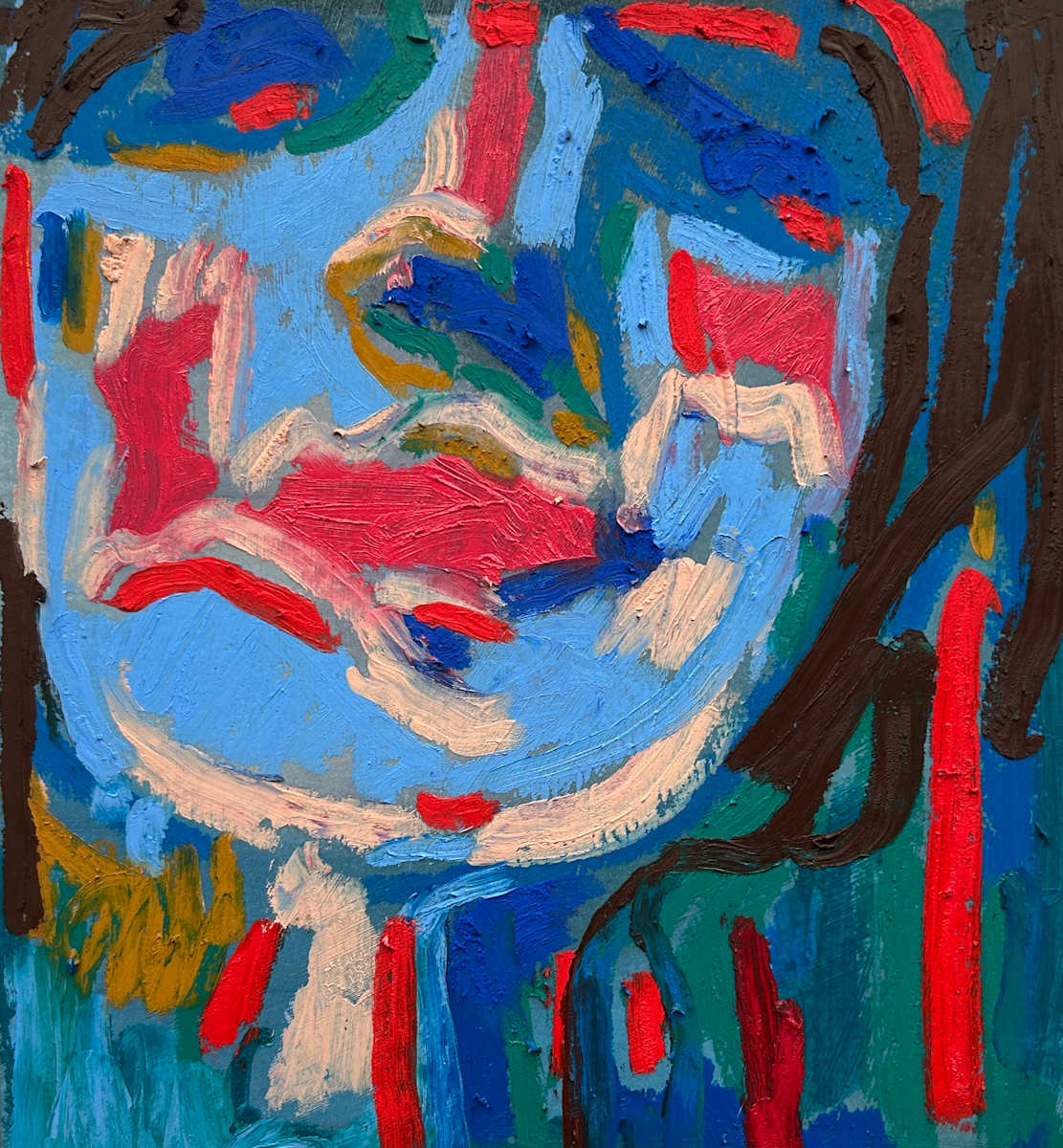 Unmasked Memory by Angela Meijer  Image: I hung my shame up so everyone could see it. Now it can not rule.