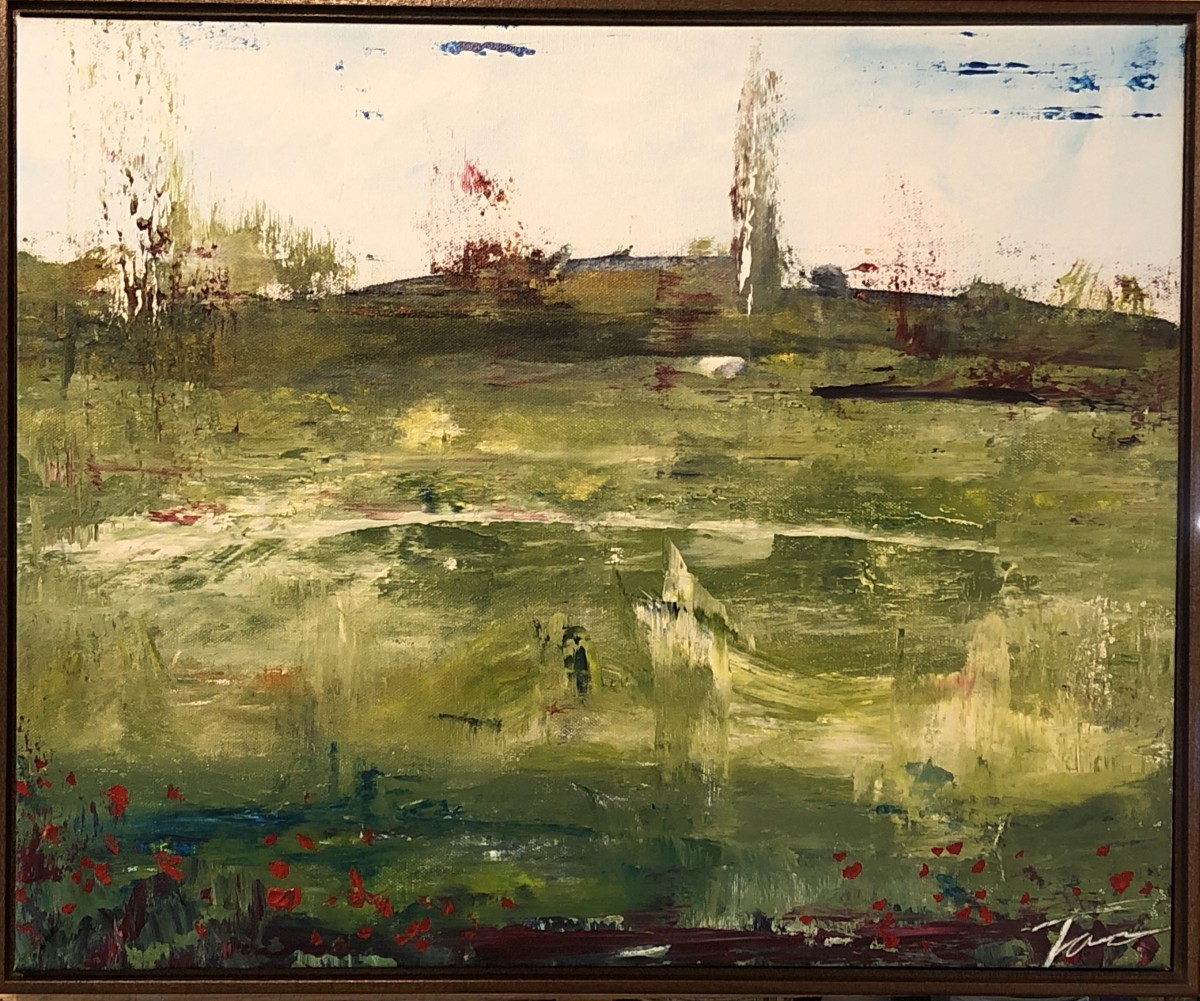 Abstract Landscape 5 - Diamond Star by Tara Austin Novak 