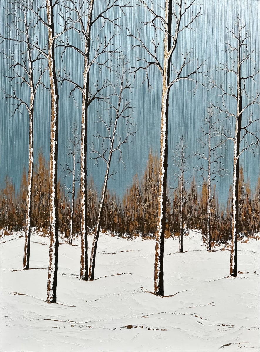 Aspens in the Snow 44 by Tara Novak 