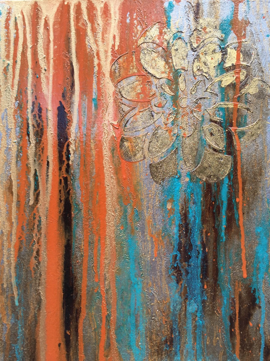 Hidden Glory, diptych by Tara Novak 