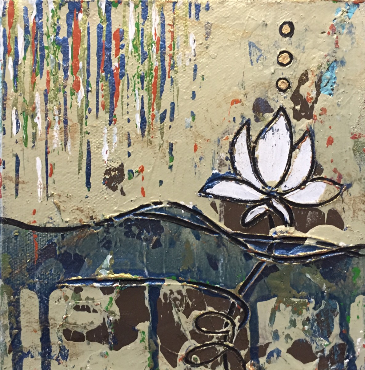 Layers of Life, Lotus by Tara Novak 