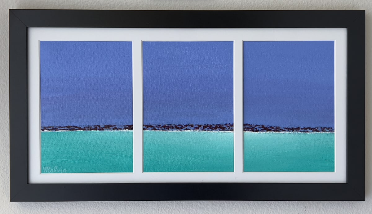 Distant Waltz - Triptych by Melisa Malvin 