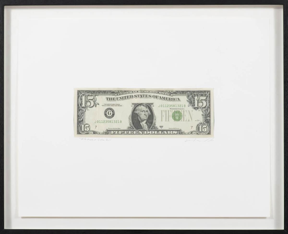 Fifteen Dollar Bill by Curtis William Readel 