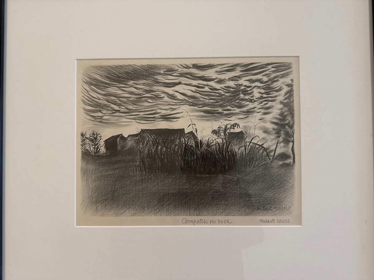 Cornpatch in Dusk by Hubert Davis 