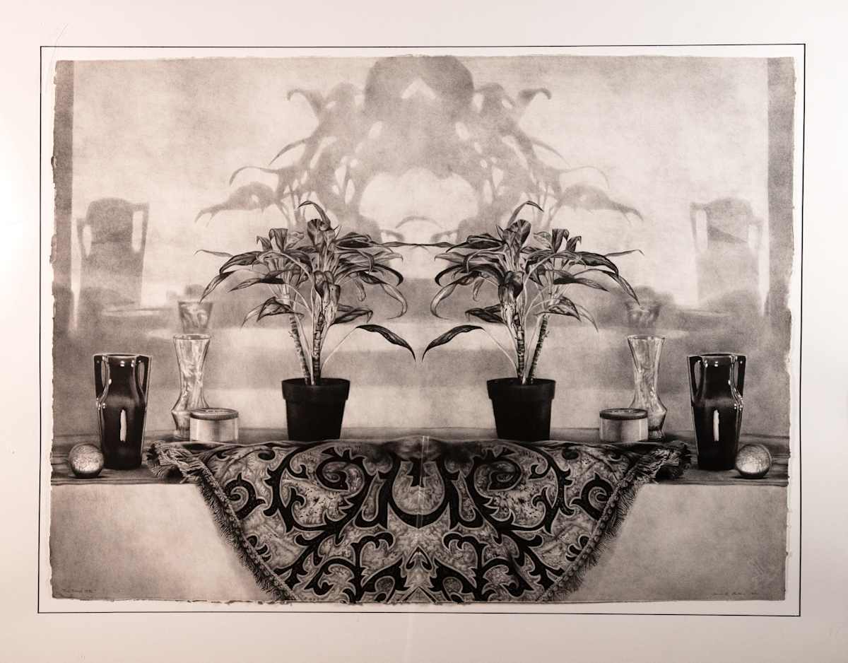 Two Black Pots by James Butler 