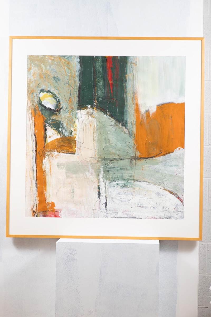 Flames Face by Brenda Baker Leigh 