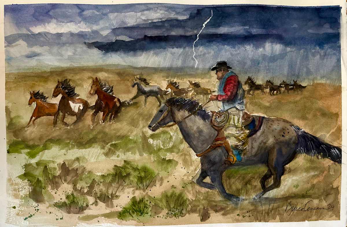 Outrunning the Storm. by Bruce C. Cousins 