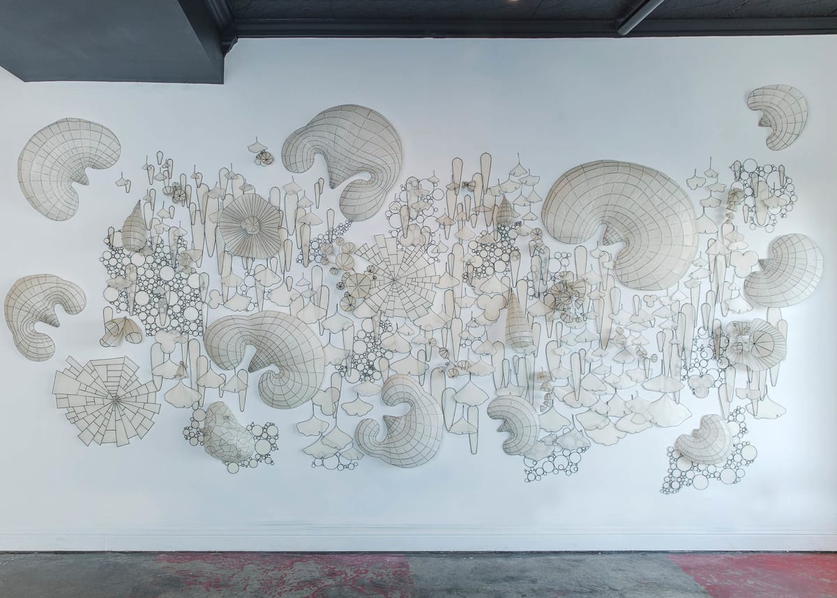 Syncopation by NANCY MINTZ  Image: Syncopation is an installation that is sight specific. Sold as 4'x8' increments.