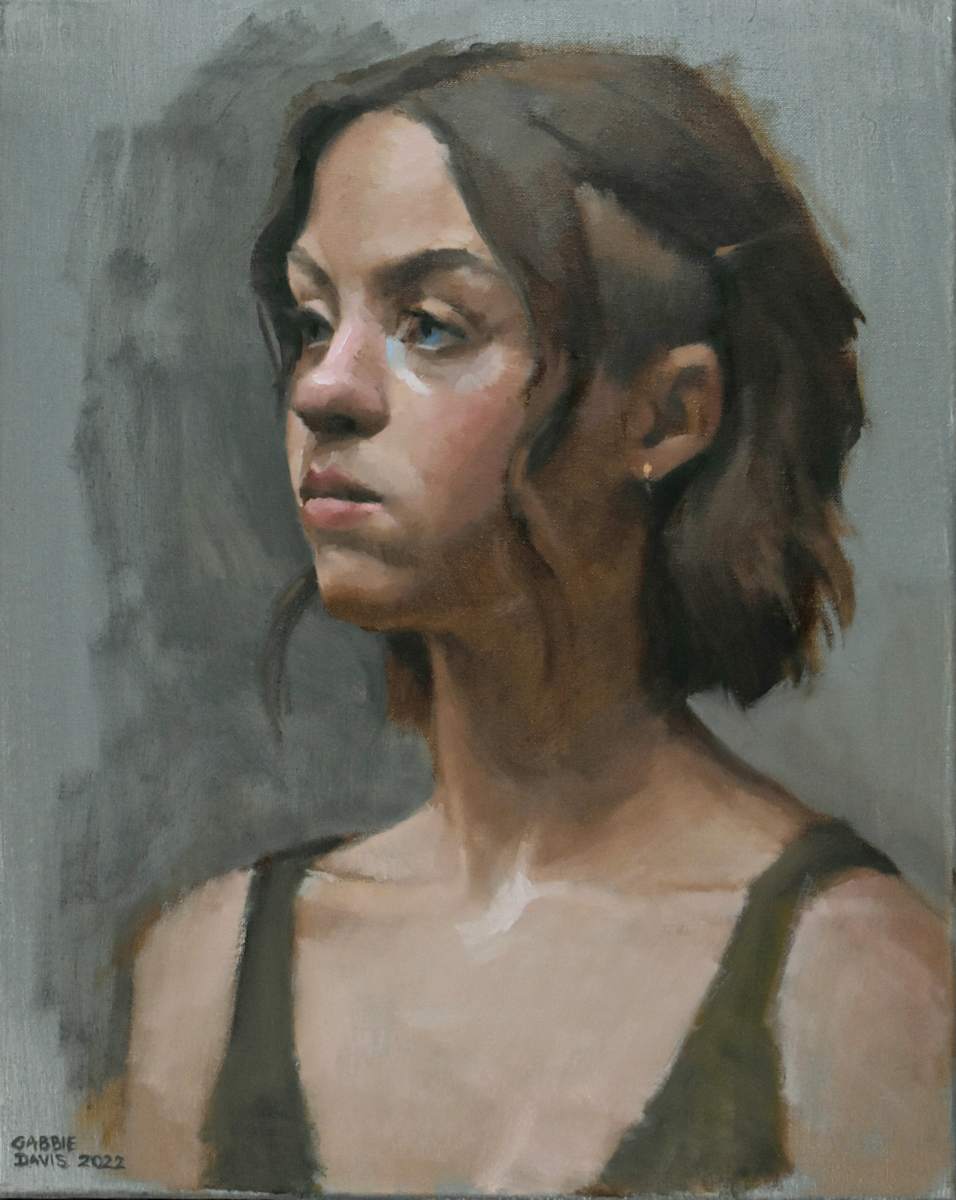 Kelly Under Skylight by Gabbie Davis 