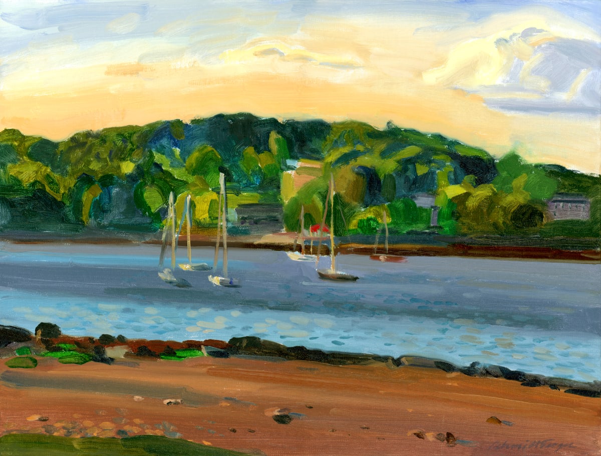 Allyn Street Beach #1 by John Schmidtberger 