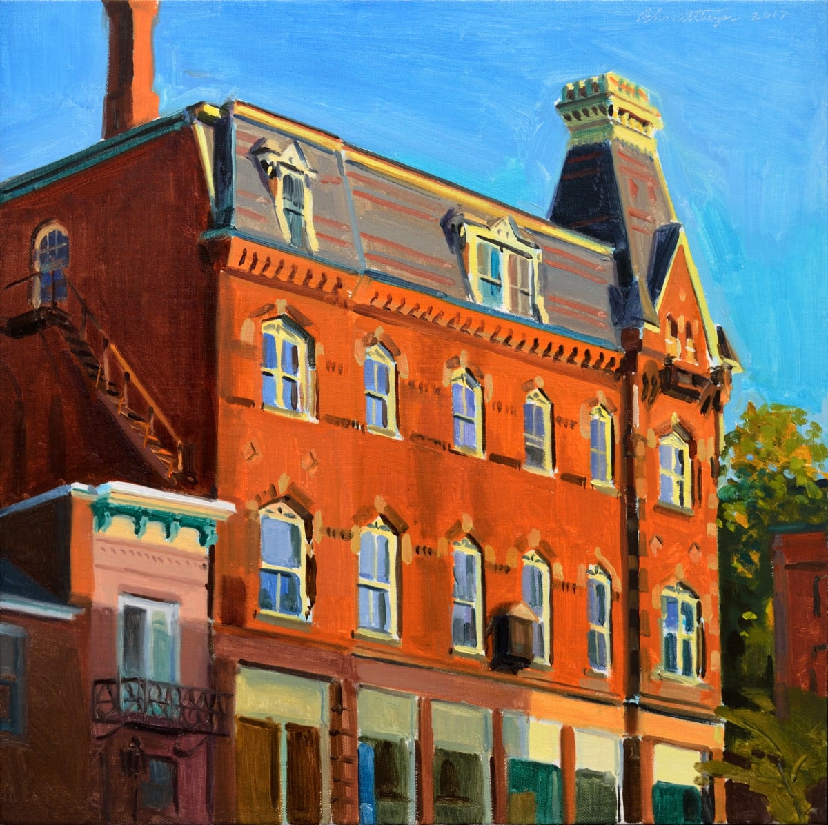 Gothic-Style Building, Belfast, Maine 