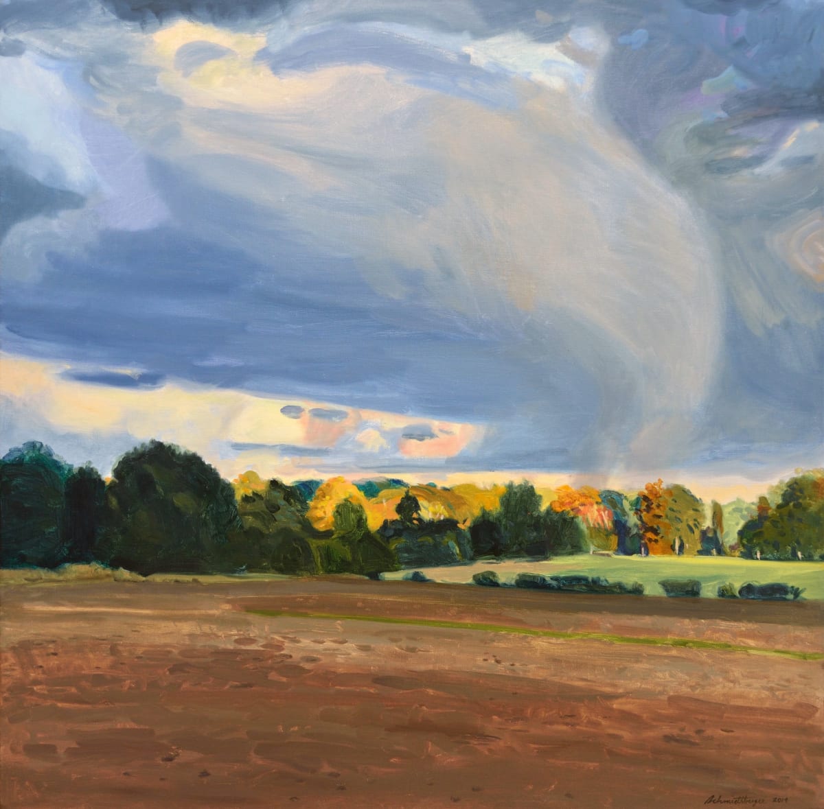 Big Cloud Over Uhlertown by John Schmidtberger 