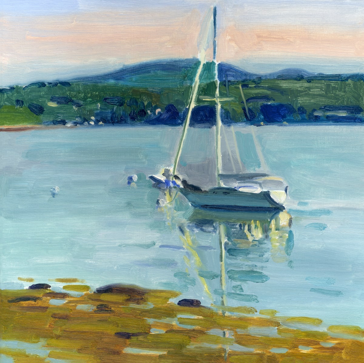 Sailboat and Seaweed by John Schmidtberger 