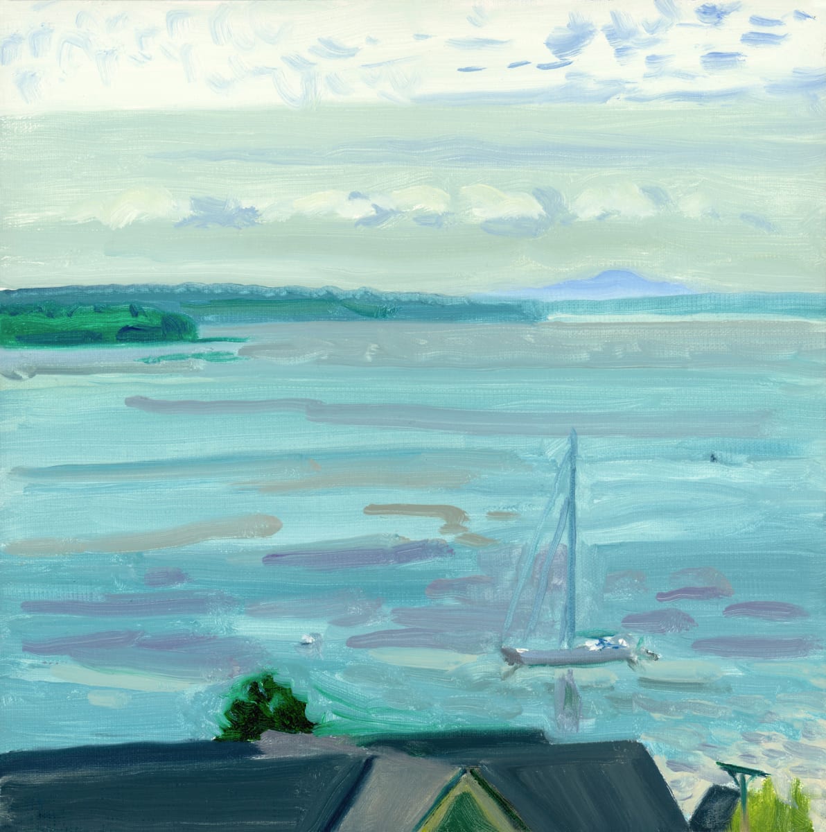 Penobscot Bay From the Roof Deck by John Schmidtberger 