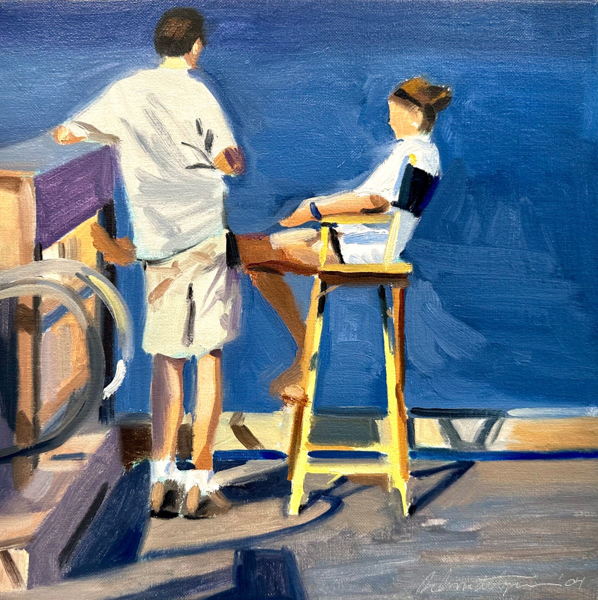 Lifeguards by Schmidtberger Fine Art Gallery 