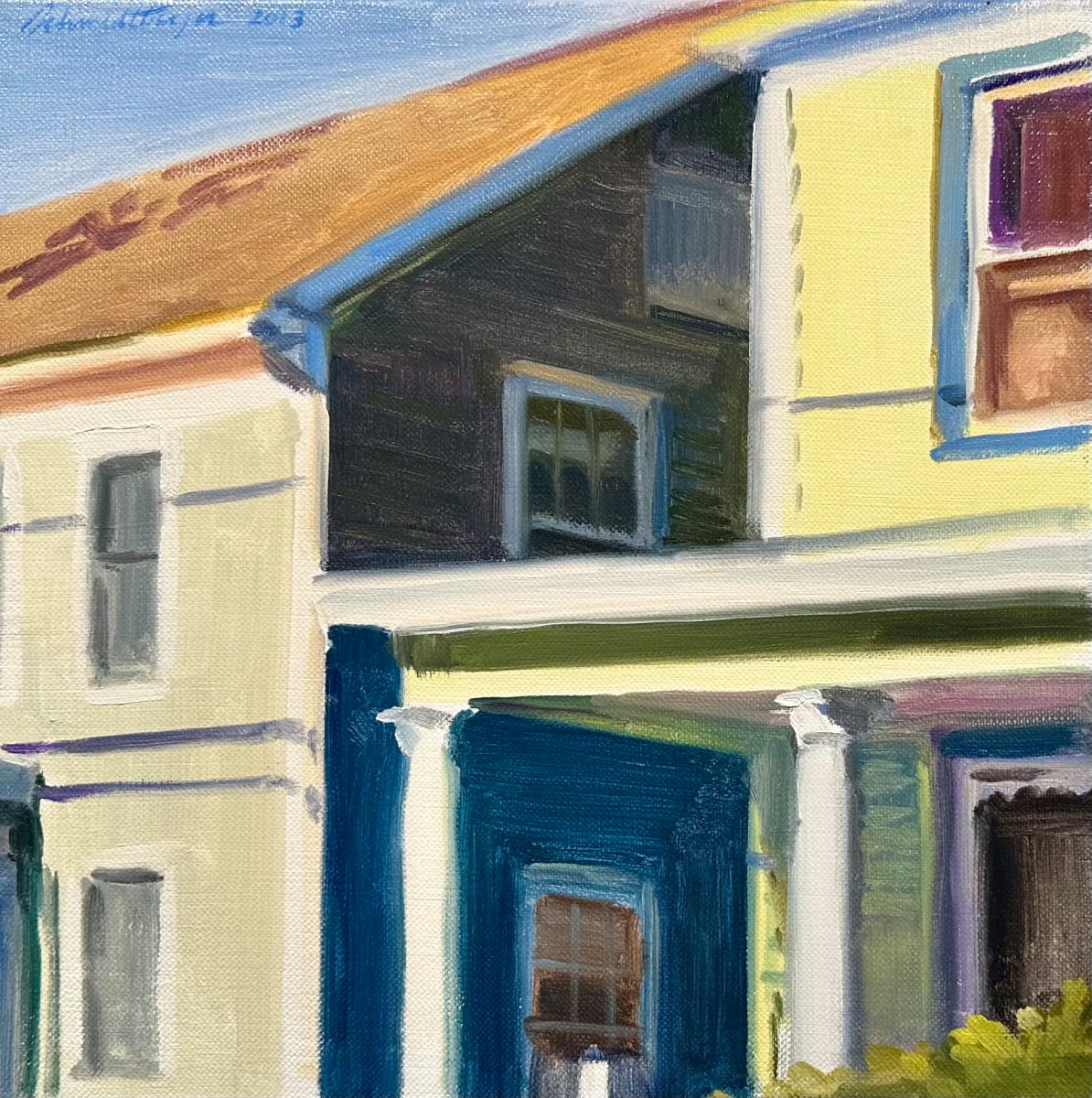 Space Between Houses, Frenchtown by John Schmidtberger, Image 1.