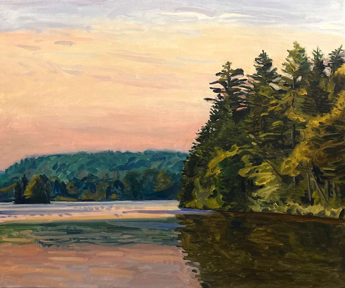 Knight Pond at Twilight by John Schmidtberger, Image 1.