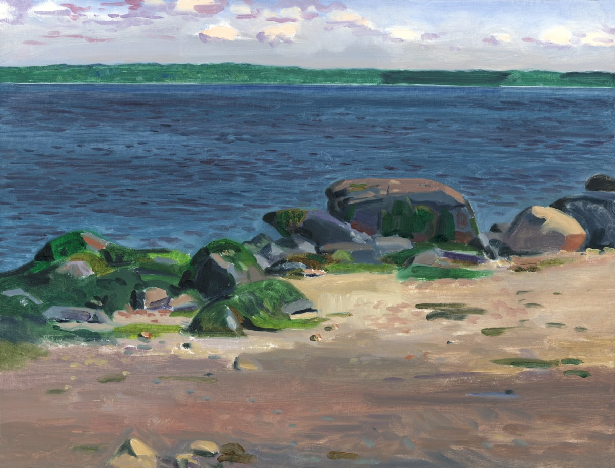 Low Tide,  Belfast, Maine by John Schmidtberger 