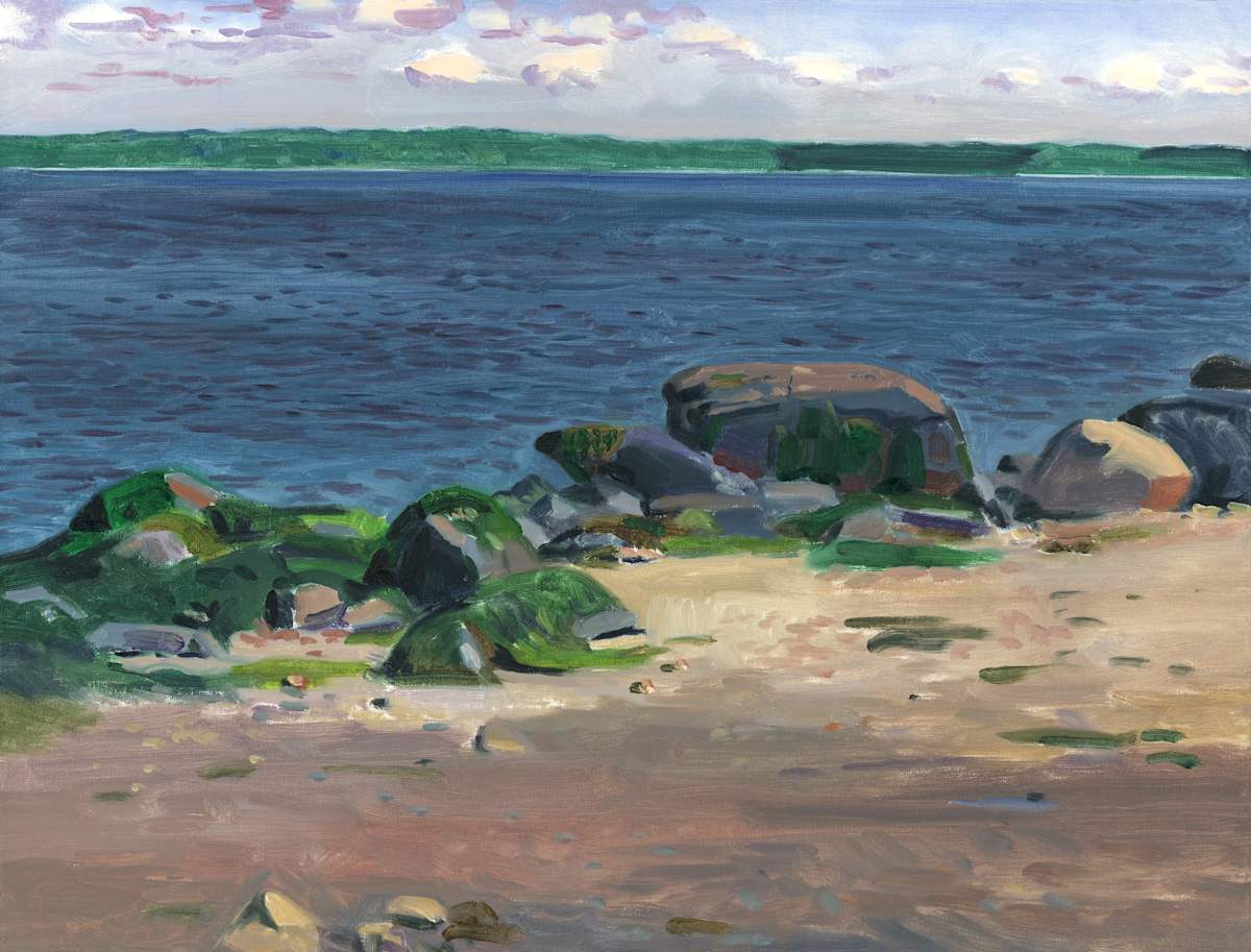 Low Tide,  Belfast, Maine by John Schmidtberger, Image 1.