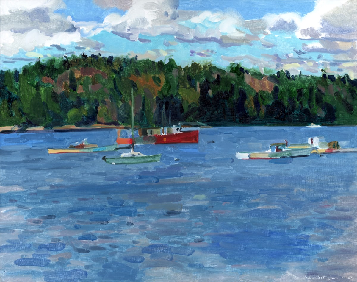 Red Trawler, South Addison by John Schmidtberger, Image 1.