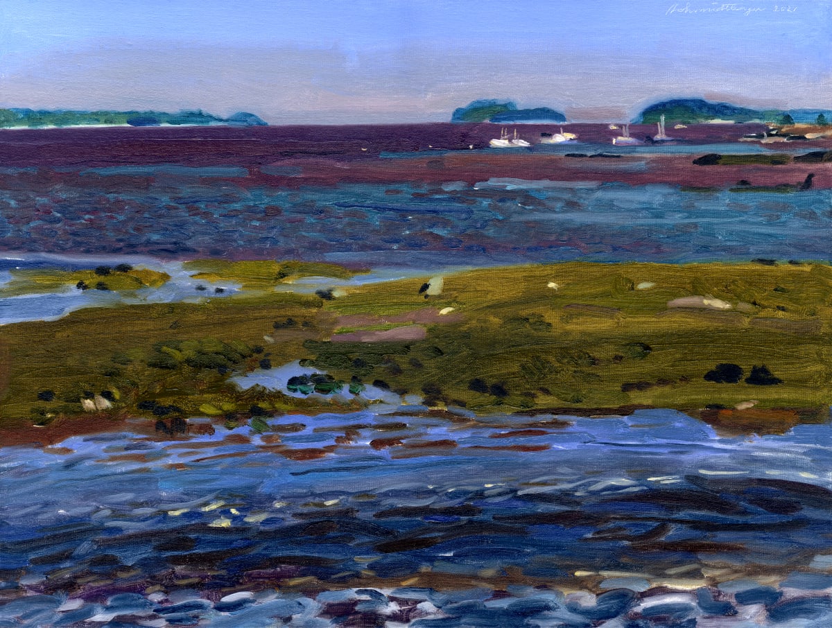 From the Causeway, Milbridge by John Schmidtberger 