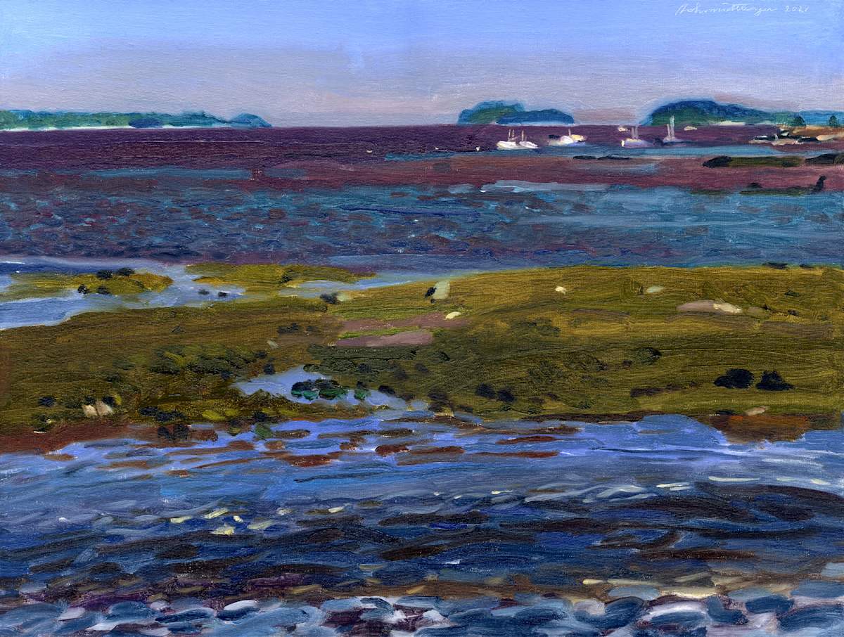 From the Causeway, Milbridge by John Schmidtberger, Image 1.