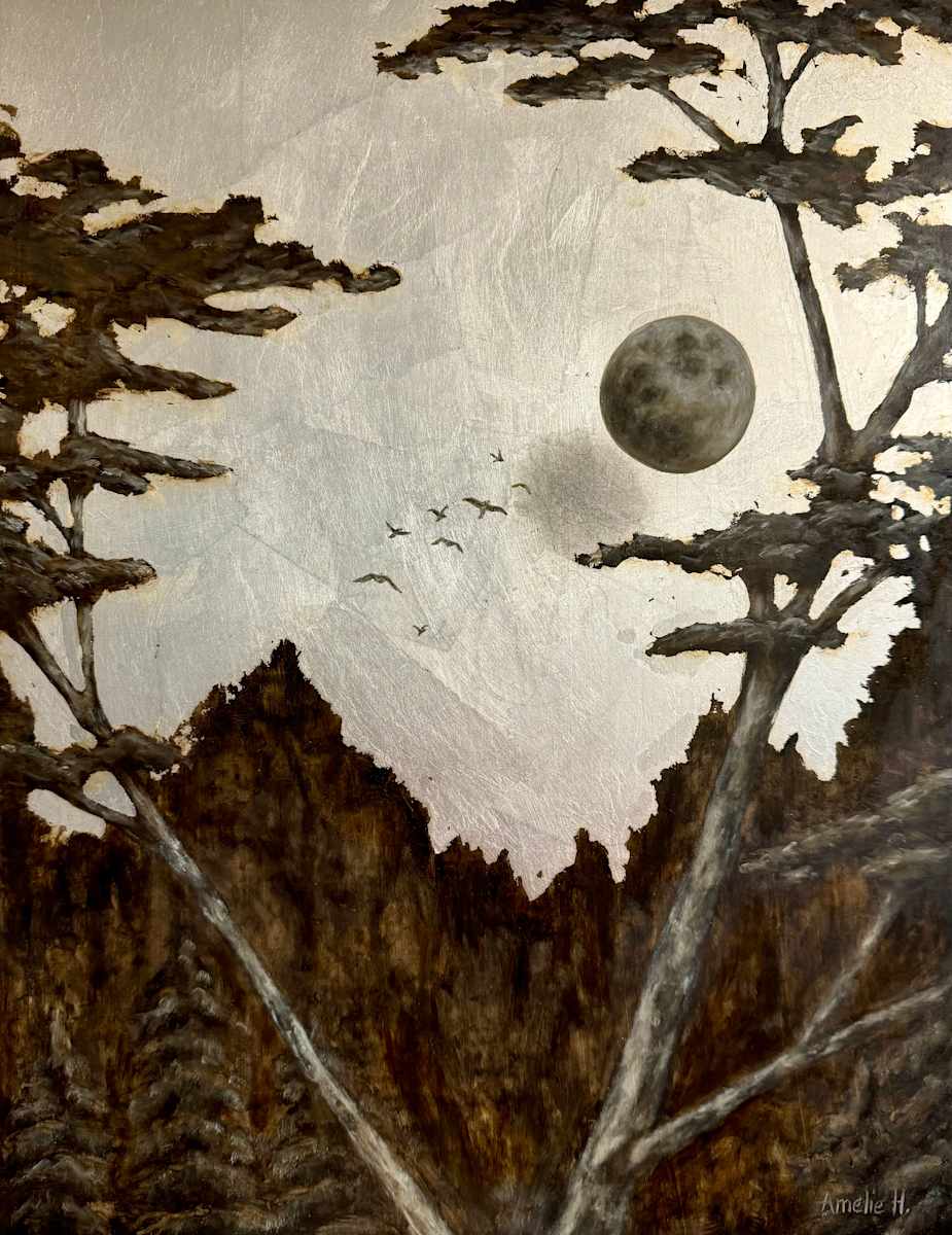 Moon II by Amelie Hubert 