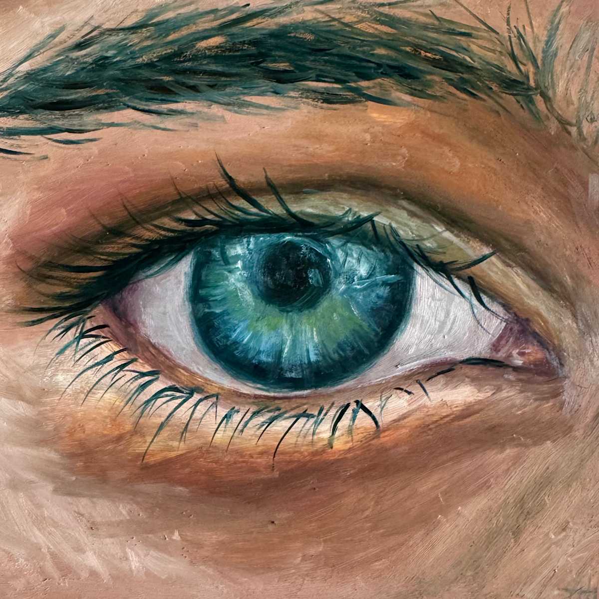 Eye study by Amelie Hubert 