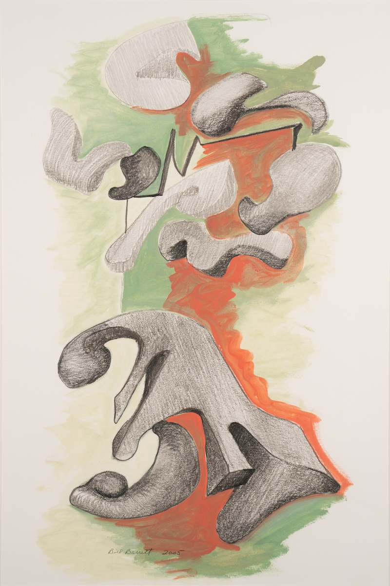 Drawing for a Sculpture by Bill Barrett, Image 5.